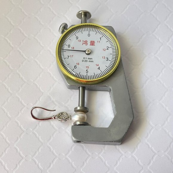 Vintage Style 925S Zirconia And Real Freshwater Drop Pearl Dangle Hook Earrings - Picture 5 of 12